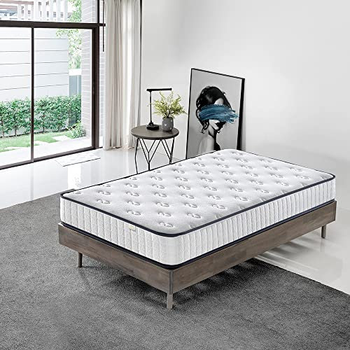 DEWINNER Matelas 90x190 | Mousse 22 cm et Mousse A Mémoire | Parfait Soutien Haute Resilience Ultra Respirante | réversible à Deux Faces entièrement utilisables