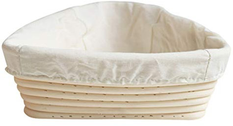 Cabilock 2st Gärkörbchen Backen Brothefe Brot-servierkorb Brotschalen Brot Sauerteig Brotbäckerkorb Instanthefe Für Brot Brotbackwerkzeug Korb Zum Brotbacken Prüfungskorb Dreieck Brotkorb