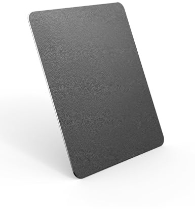 VAYDEER Hard Black Resin Gaming Mauspadmatte Smooth Magic Ultradünne Doppelseitenmausmatte Wasserdicht Schnelle und genaue Kontrolle für E-Sports-Spiele und Büro (mittel 9,45 x 7,87 Zoll)