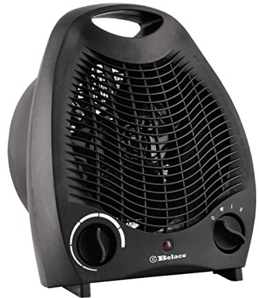 Belaco Fan Heater 2 Heat Settings 1000/2000W Electric Heaters Overheat Protection BFH21