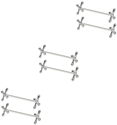 Cabilock 6 STK Essstäbchenhalter Für Messer Und Essstäbchenablage Für Den Tisch Schreibtischaufsatz Besteckreste Hübsch Katzenmesser Essstäbchen-gabelablage Zinklegierung Esstisch