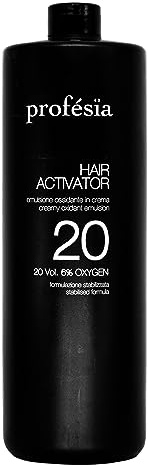 PROFESIA Hair Activator Syre 20 Hårvolymer 1000 ml för Coloring Cream Keratin & Argan och Ekstra Texture Krämig och Sammet, Homogen applikation och lång livslängd