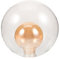 Gadpiparty Ceiling Lamp Shade Glass Lampshade Ball-in-Ball Design G9 Light Socket Easy Install