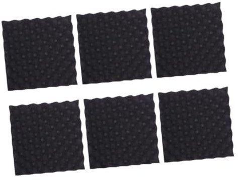 OUNONA Egg Crate Foam Padding 12x12 Inch 2 Inch Thick Acoustic Panels for Sound Deadening and Fragile Packaging