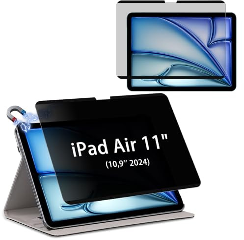 HaruYo Filtre de Confidentialité Magnétique pour iPad Air 11 Pouces M3/M2 | Compatible avec iPad Air 11 Pouces M3 (2025) / iPad Air 11 Pouces M2 (2024), Amovible Protection Ecran
