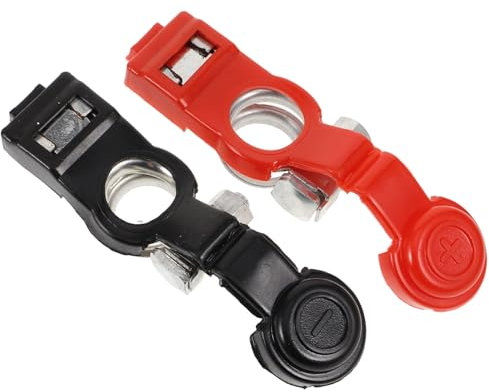 CHILDWEET 2stücke Batterie Klemmen Batterie Terminal Anschlüsse Für Auto Fahrzeugbatterie Elektrische Clips Kabelklemmen