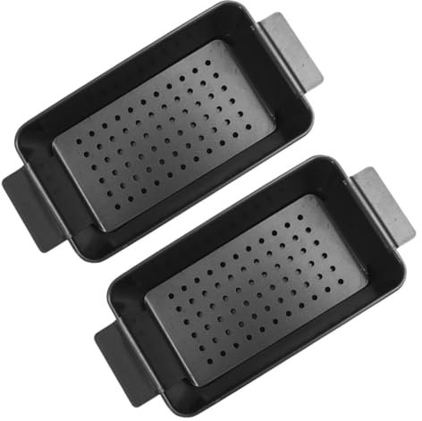 Mikikit 2pezzi Stampo Per Pane Antiaderente Con Teglia Per Pane e Torte Carbonio Adatta Per Cottura Polpette e Verdure in Forno