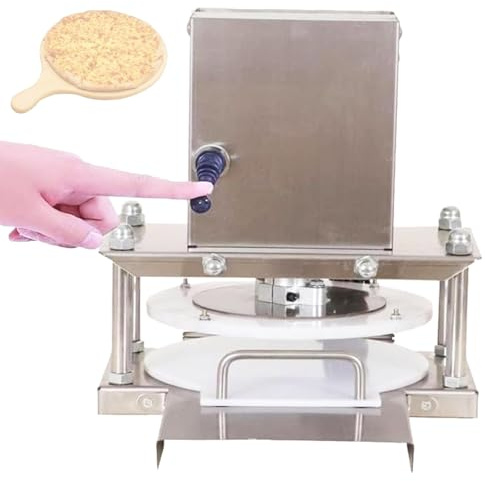 Electric Dough Sheeter Machine, Max 25cm/30cm Commercial Pizza Dough Press Machine Home Restaurant Stainless Steel Pizza Maker Machine, 200-400 Pieces/Hour,30cm