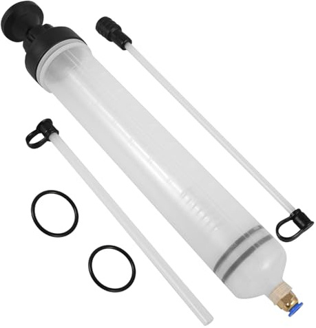 FUNOMOCYA Pompa di Estrazione Olio Pompa Trasferimento Liquidi per Auto Estrattore Fluidi Cambio Olio Freni Strumento Auto Leggero e Portatile