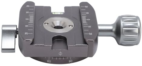 Topiky Base de Abrazadera para Trípode Panorámico de 360 ​​Grados, Abrazadera de Liberación Rápida Duradera, Accesorios para Equipos de Fotografía para Imágenes HDR Fotógrafos,