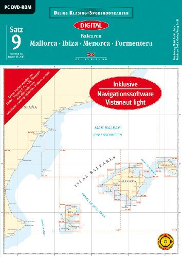 Satz 9: Mallorca • Ibiza • Menorca • Formentera (DVD-ROM, Ausgabe 2013): Balearen: Mallorca, Ibiza, Menorca, Formentera. Digital. Inklusive Navigationssoftware Vistanaut light