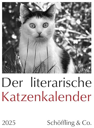 Der literarische Katzenkalender 2025 - DAS ORIGINAL