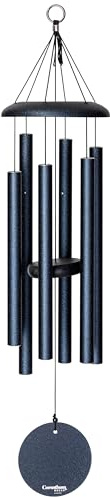 Corinthian Bells by Wind River – 30 inch Midnight Blue Wind Chime for Patio, Backyard, Garden, and Outdoor Decor (Aluminum Chime) Made in the USA