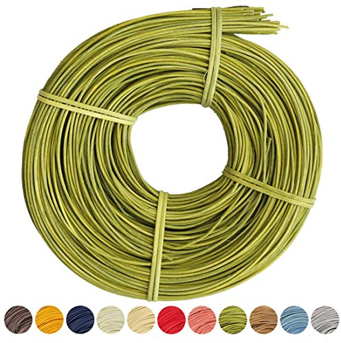 famos Peddigrohr/Flechtmaterial 2 mm/ca. 250g (olivgrün)