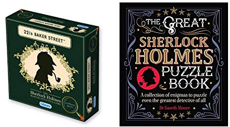 Gibsons 221B Baker Street Game & The Great Sherlock Holmes Puzzle Book: A Collection of Enigmas to Puzzle Even the Greatest Detective of All (Arcturus Themed Puzzles)