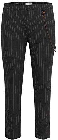 !Solid Travis herr tygbyxa chino Cropped Slim Fit