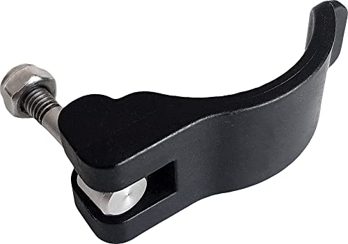 Cressi Unisex-Adult Paddle Shaft Locking Lever Paddel-Verriegelungshebel, Shwarz/Silber, Einheitsgröße