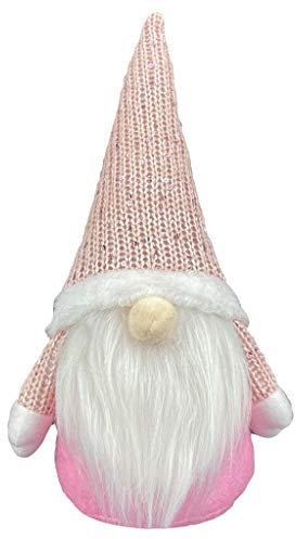 Weihnachts Puppe Weihnachten Deko Wichtel Gesichtslose Handgemachte Esichtslose PlüSch Weihnachtswichtel Schwedischen Weihnachtsmann Santa Tomte Gnom Urlaub Weihnachtsdekoration (pink, One Size)
