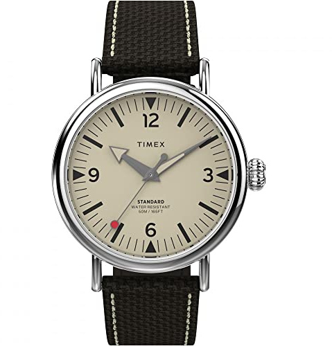 Timex Montre Analogue pour Hommes avec Une Sangle en Tissu Standard Collection
