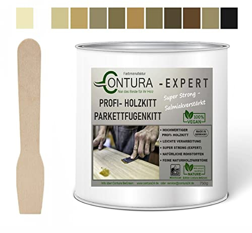 Contura 750g. Holzkitt Parkett Fugenkitt Spachtelmasse Kitt Holz Spachtel Holzpaste Knetholz (10 Buche)