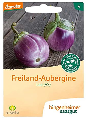 BINGENHEIMER Saatgut Aubergine, Sorte Lea