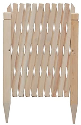 ZHEYANG Treillis Jardin en Bois Extensible 110 cm Treillis Jardin Extensible,Clôture Grillage Pliable Plante Grimpante Balcon(Color:B,Size:160x70cm)
