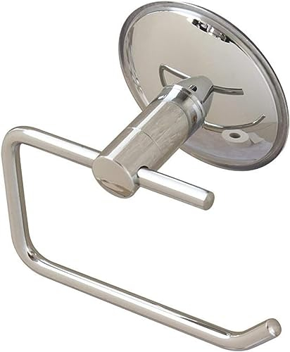 VekkEr Toilettenpapierhalter, drehbarer Toilettenpapierhalter, Handtuchhalter, Badezimmer-Toilettenpapierhalter aus Edelstahl, Rollenhalter, Gewebestangenhalter, Wandmontage mit Luft-Vakuum-Saugnapf