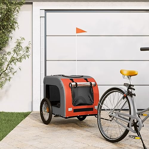Gecheer Fahrradanhänger, 2 in 1 Jogger Kinder Transportwagen, Kinderanhänger, Oxford-Gewebe & Eisen, für Hunde und Kinder