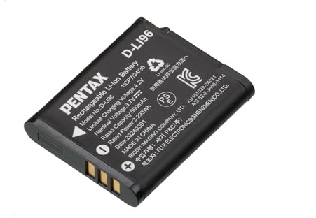 PENTAX Batterie D-LI96 | Provenance France. Emballage securisé. Livré avec Facture dont TVA.