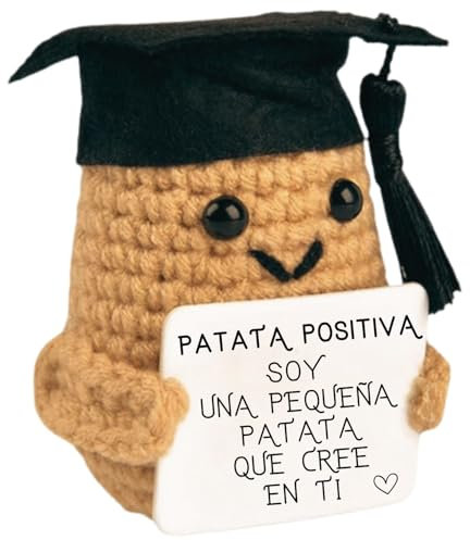 Patata Estudiosa© | Idea Motivacion Estudiante | Regalo Original Alumno | Concentracion Examen Universidad Colegio | Fiesta Graduacion Estudios | Niño Niña Adolescente | Coach Profesor Motivacion