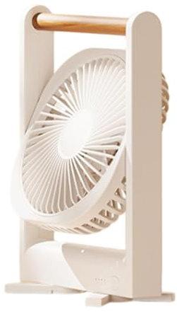 Ventilador de pie, pequeño ventilador personal silencioso con 4 velocidades, inclinación ajustable de 360 grados, circulador de aire de bajo ruido con potente flujo de aire, accesorios de cubículo