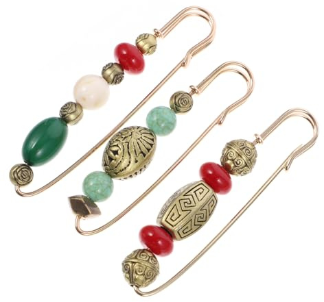 Warmhm Lot De 3 Broches Vintage Femme Broches De Poitrine En Émail Épinglette Pour Cardigan Sac Chemise Et Chapeau Accessoire Mode Pour Fête Réunion De Famille Et Cadeau