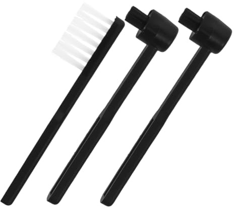 ifundom 3pcs Vinyl Stylus Cleaner Brush with Durable Nylon Bristles Static Record Player Needle Cleaner for Gentle Vinyl Maintenance Compact Hanging Design for Home Use