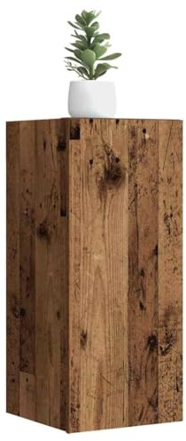 YUOTYRKTEJRSG TV-Schrank Altholz-Optik 30,5x30x60 cm Holzwerkstoff Fernsehertisch Lowboard Tisch Sideboard Tv für Büro Jugendzimmer Schlafzimmer Wohnzimmer