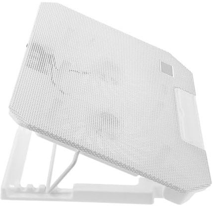 Yardenfun Supporto Raffreddamento Silenzioso con Ventole Regolabili Base Ergonomica Antiscivolo per Laptop Portatile e Compatto