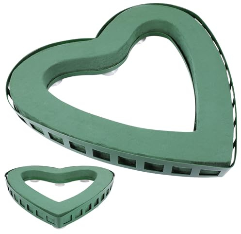 DIYEAH Blocco di Forma di Cuore Ventosa per Composizioni Floreali Resistente e Facile da Rimuovere Adatto per Decorazioni Auto Nuziali e Eventi