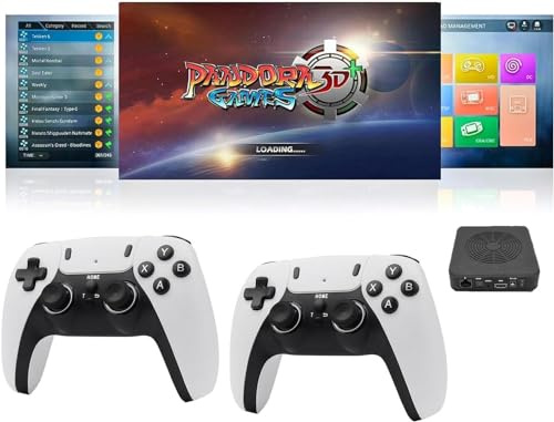 Arcade Box Console Retro 2025,10 000+ 3D Giochi,Sistema arcade multigiochi HDMI,HD 4K Game Stick,Sistema Arcade HDMI Console,Scarica/Preferiti/Include 2D e 3D Gioco