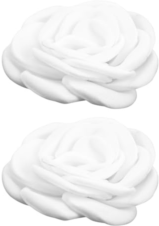 TIKODIDA Chic Blomma Skoklämmor i Tyg DIY Dekorativa Skobucklor för Bröllop Fest och Dagligt Användande och Hållbara Skotillbehör