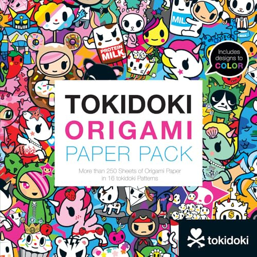 Tokidoki Origami Paper Pack: More than 250 Sheets of Origami Paper in 16 tokidoki Patterns
