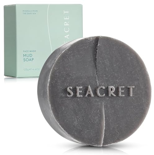 SEACRET Tvåldel – Mud Soap, slamtvål tvålstycke med mineraler från Döda havet, 125 g.