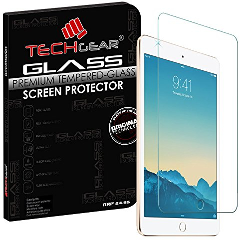 TECHGEAR Screen Protector for iPad Mini 3, Mini 2 & Mini - GLASS Edition Genuine Tempered Glass Screen Protector Guard Cover Compatible with Apple iPad Mini 3, Mini 2 & Mini