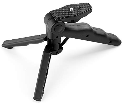 Fotover Universelle Mini Lightweight Tischplatte Phone Stativ Halterung Kamera Stativ Mini Dreibeinstativ Reisestativ Kompatibel mit Phones, Kameras, und GoPro + Telefonhalter,6.22 inches