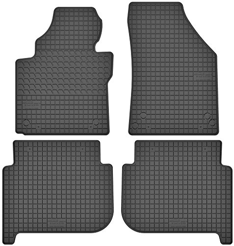 Gummimatten Gummi Fußmatten Satz für VW Volkswagen Touran I (2003-2010) - Passgenau