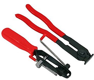 Alltooetools 2pcs CV Joint Boot Clamp Pliers; Hose Band Cut-Off Pliers; Car Banding Tool Kit