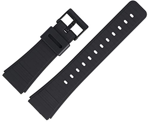 Casio Uhrenarmband 22 mm Kunststoff schwarz – DBC
