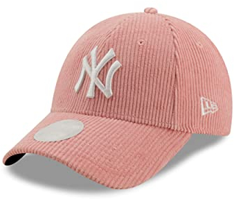 New Era New York Yankees MLB Fashion Cord Pink 9Forty Adjustable Women Cap - One-Size
