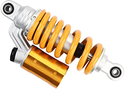 Amortisseur de Choc Moteur, Amortisseur Avant/Arrière Universel 240mm avec Réservoir D'air, Convient pour Moto, ATV, Voiture Tout-Terrain