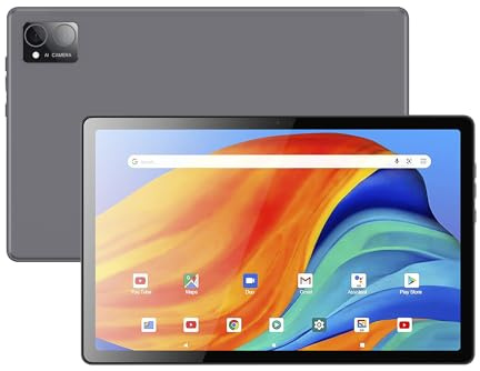 DAM Tablet 4G, WiFi, Betriebssystem, Android 13, Display 25,7 cm (10,3 Zoll), 2000 x 1200 Pixel, UNISOC T616, Octa-Core Arm-Cortex 6 GB RAM + 128 GB, Dual-Kamera 5 + 13 MP, Farbe: Schwarz