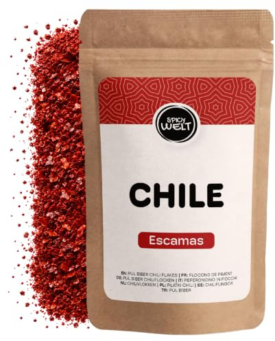 Spicy Welt Pul Biber en Escamas (500g) – Copos de Chile para Carnes, Verduras a la Plancha, Sofritos, Salsas Caseras & Tapas Mediterráneas | 100% Natural, Sin Aditivos