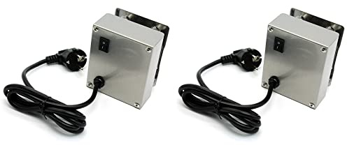 Mocturnity 2 x rôtissoire de barbecue à viande lourde Moteur rotatif électrique Gril de barbecue Moteur de rôtissoire en métal Valeur de tension 220 V — 240 V